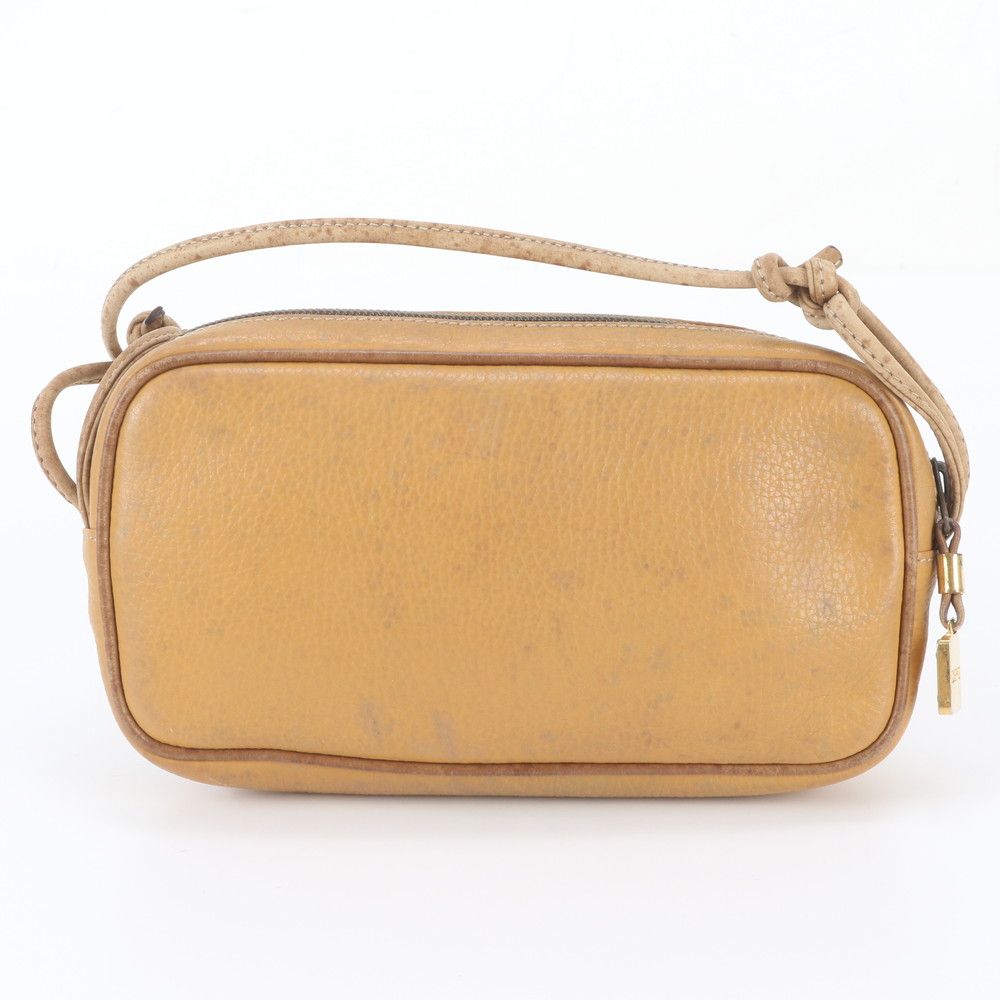Loewe Anagram Leather Shoulder Bag Crossbody Brown Hand — view 3