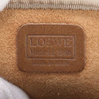 Loewe Anagram Leather Shoulder Bag Crossbody Brown Hand — view 8