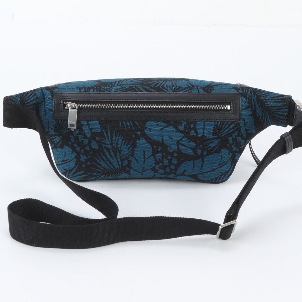 Saint Laurent YSL Paris Botanical Leather 2-Way Belt Bag Crossbody Waist Pouch — view 3