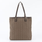 Celine C Macadam Leather Tote Bag Shoulder Hand Brown