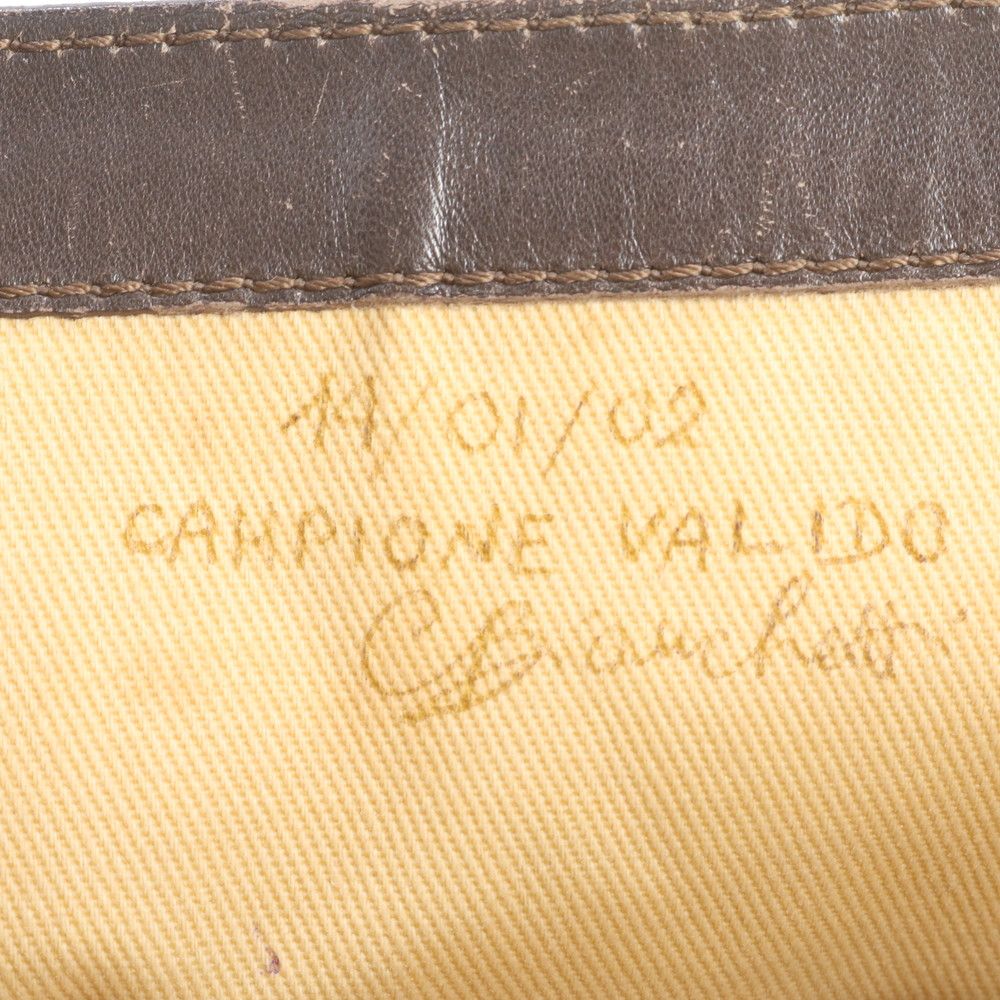Celine C Macadam Leather Tote Bag Shoulder Hand Brown — view 8