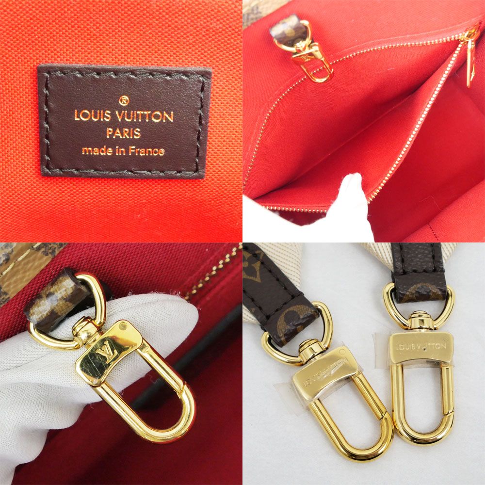 Louis Vuitton On The Go PM Shoulder Bag Hand Monogram Giant Gold — view 6