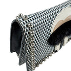 Fendi Crossbody Shoulder Bag Carlito Studded Chain Wallet — view 7