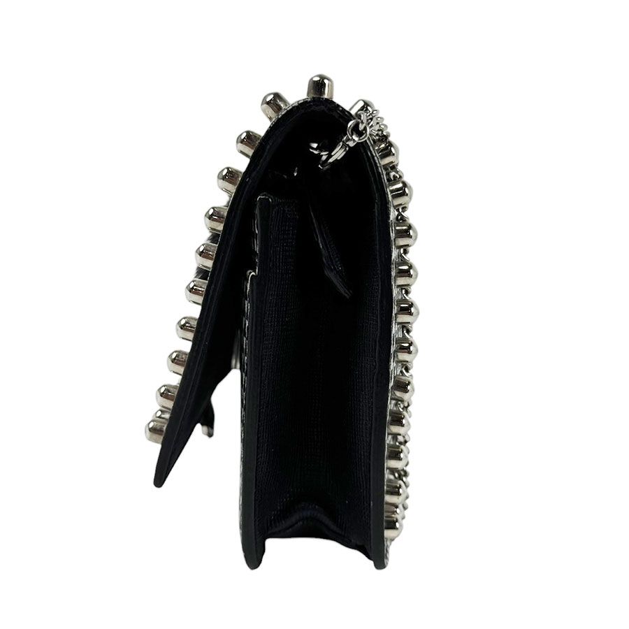 Fendi Crossbody Shoulder Bag Carlito Studded Chain Wallet — view 2