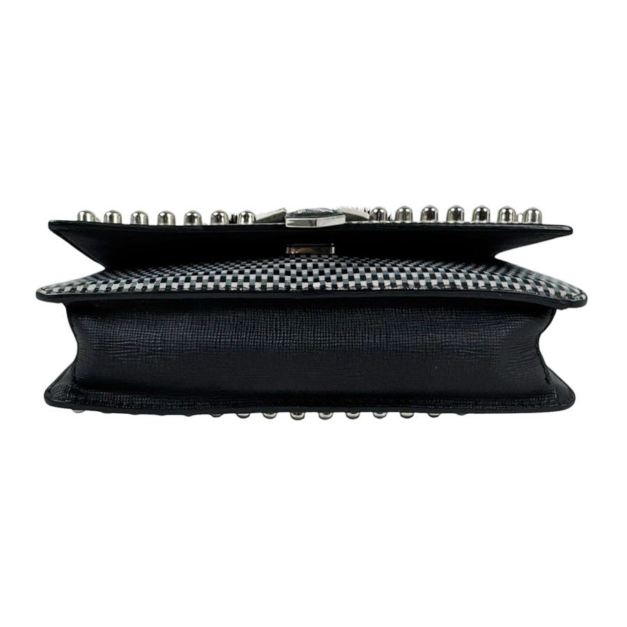 Fendi Crossbody Shoulder Bag Carlito Studded Chain Wallet — view 4