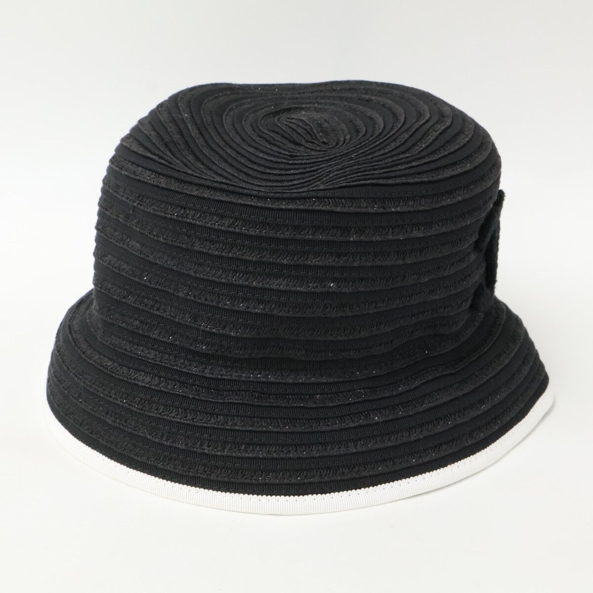 Chanel 22P CC Logo Paper Bucket Hat — view 4