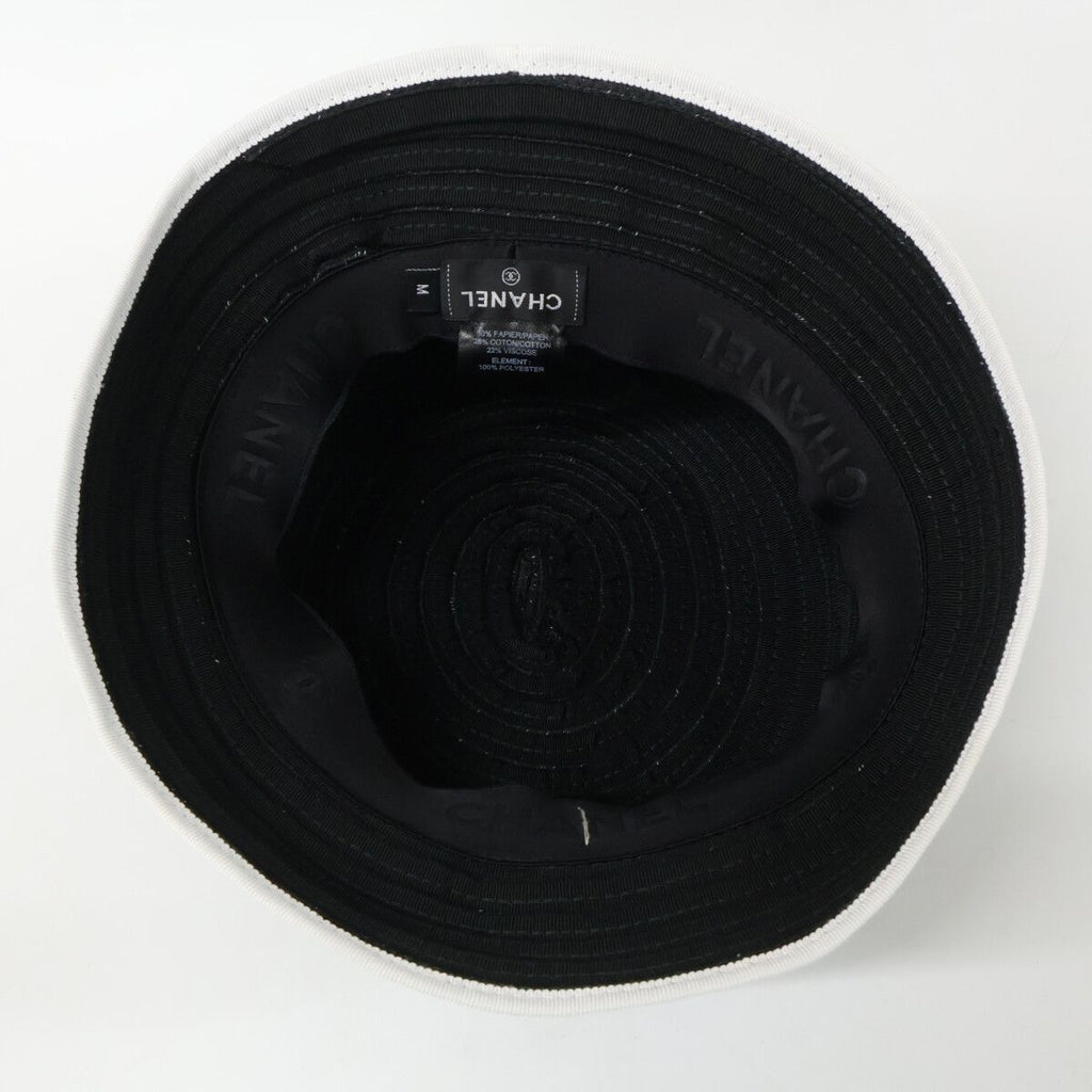 Chanel 22P CC Logo Paper Bucket Hat — view 6