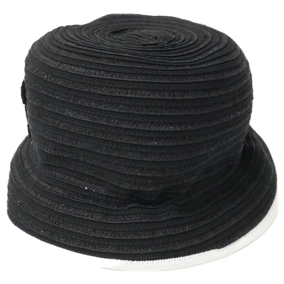 Chanel 22P CC Logo Paper Bucket Hat — view 2