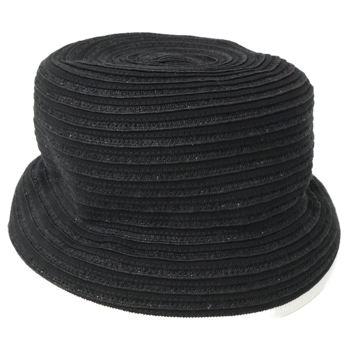 Chanel 22P CC Logo Paper Bucket Hat — view 3
