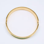 Hermes Olympe Lizard Bracelet Green — view 5
