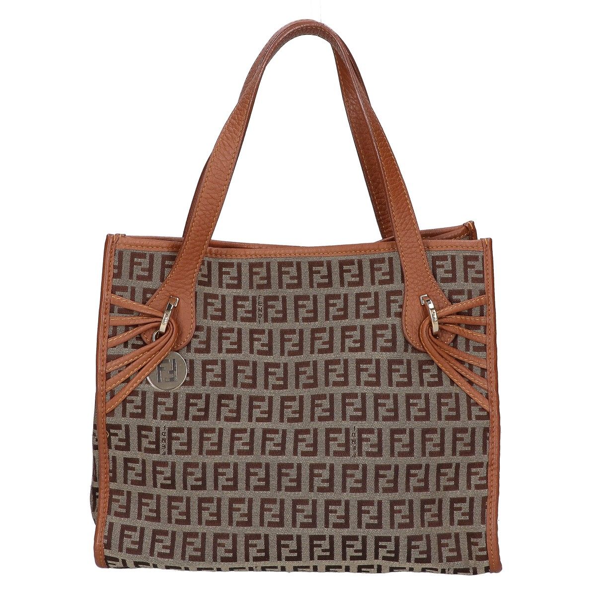 Fendi Zucchino Canvas Leather