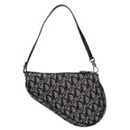 Dior Trotter Jacquard Saddle Pouch — view 3
