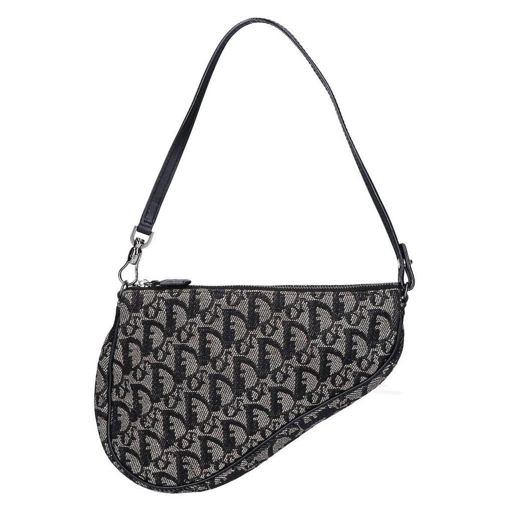 Dior Trotter Jacquard Saddle Pouch