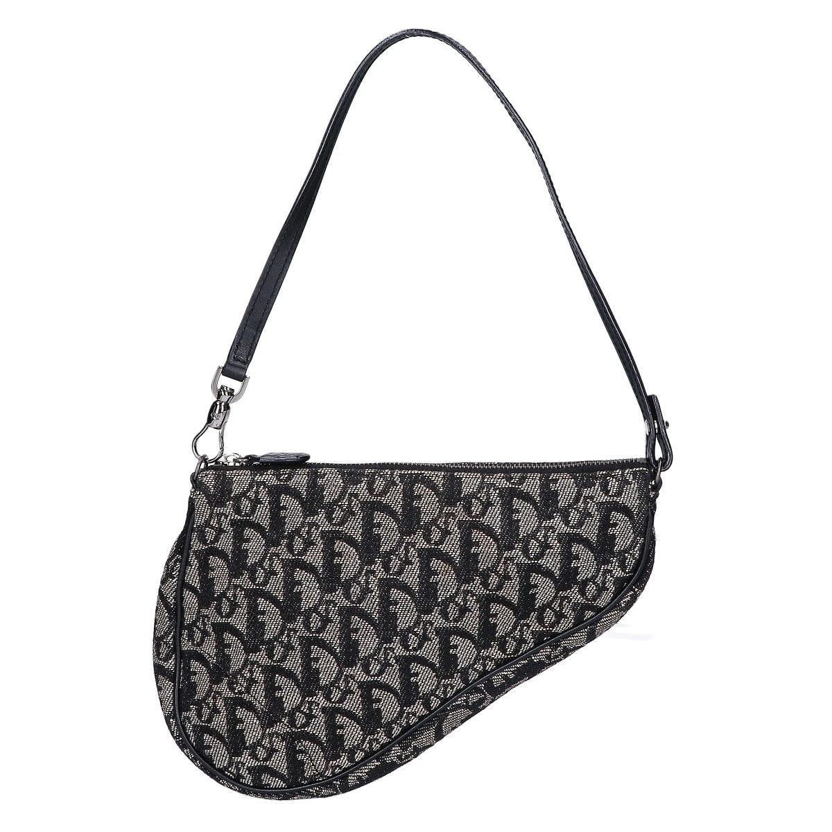 Dior Trotter Jacquard Saddle Pouch