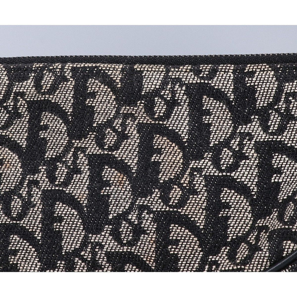 Dior Trotter Jacquard Saddle Pouch — view 8