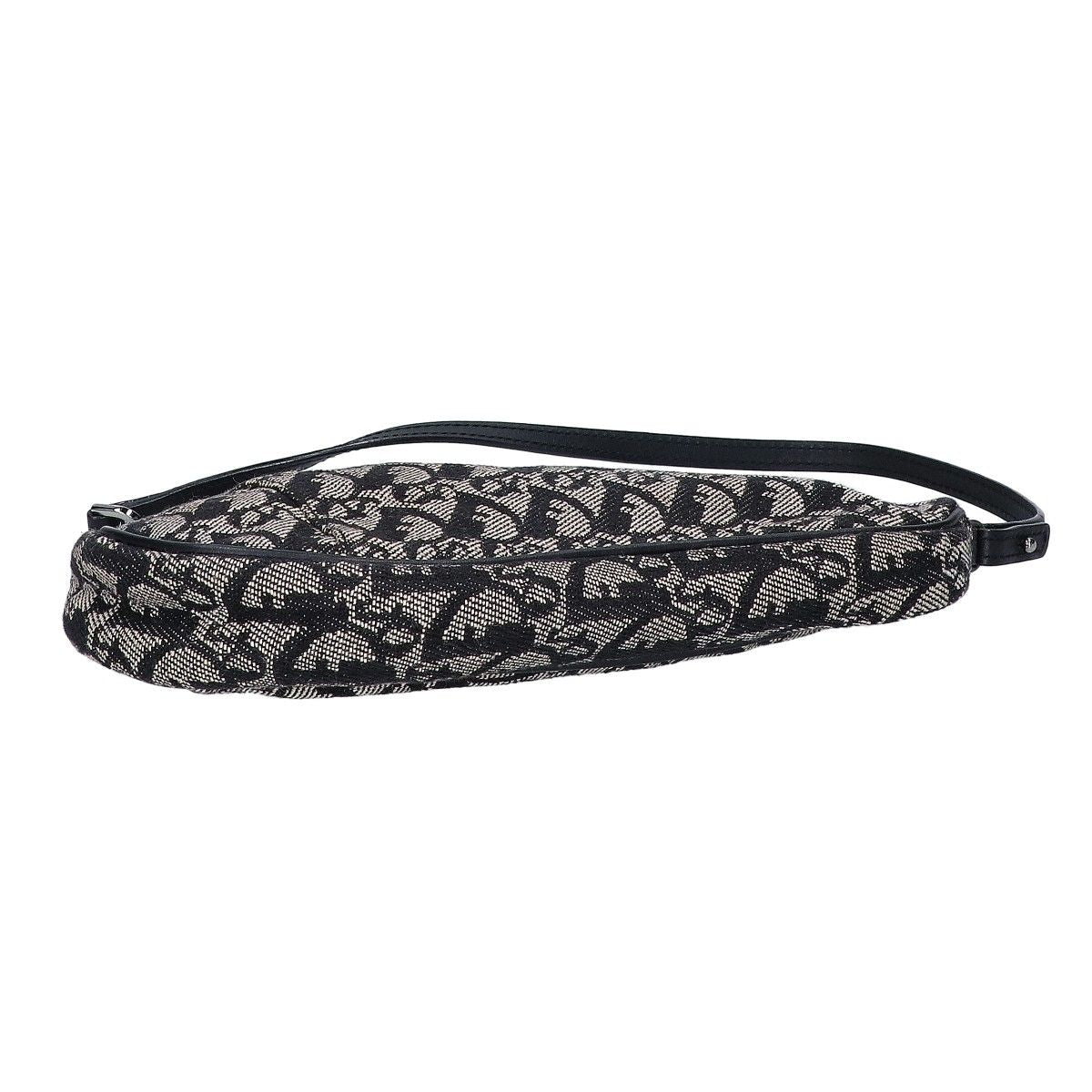 Dior Trotter Jacquard Saddle Pouch — view 5