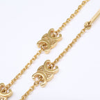 Celine Triomphe Mini Bracelet Gold Finish Brass — view 4