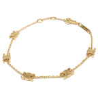 Celine Triomphe Mini Bracelet Gold Finish Brass