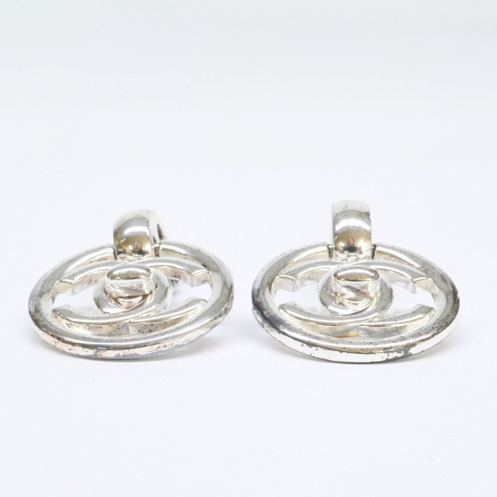 Chanel 97P Turnlock CC Logo Earrings — view 3
