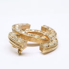 Chanel CC Logo Rhinestone Brooch — view 4