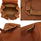 Gucci Bamboo Backpack Brown Leather — view 8