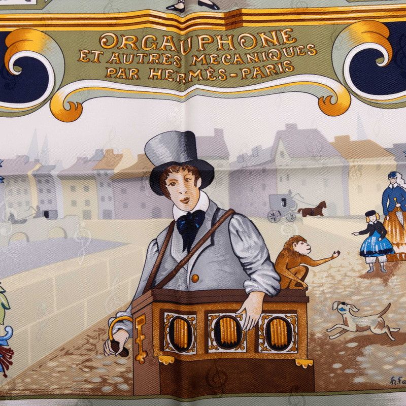 Hermes Carre 90 Orgauphone Et Autres Mecaniques Pipe Organ and Clock Wall — view 3