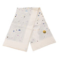 Hermes Carre 90 la Voie Lactee Milky Way Scarf Large Format White Multicolor