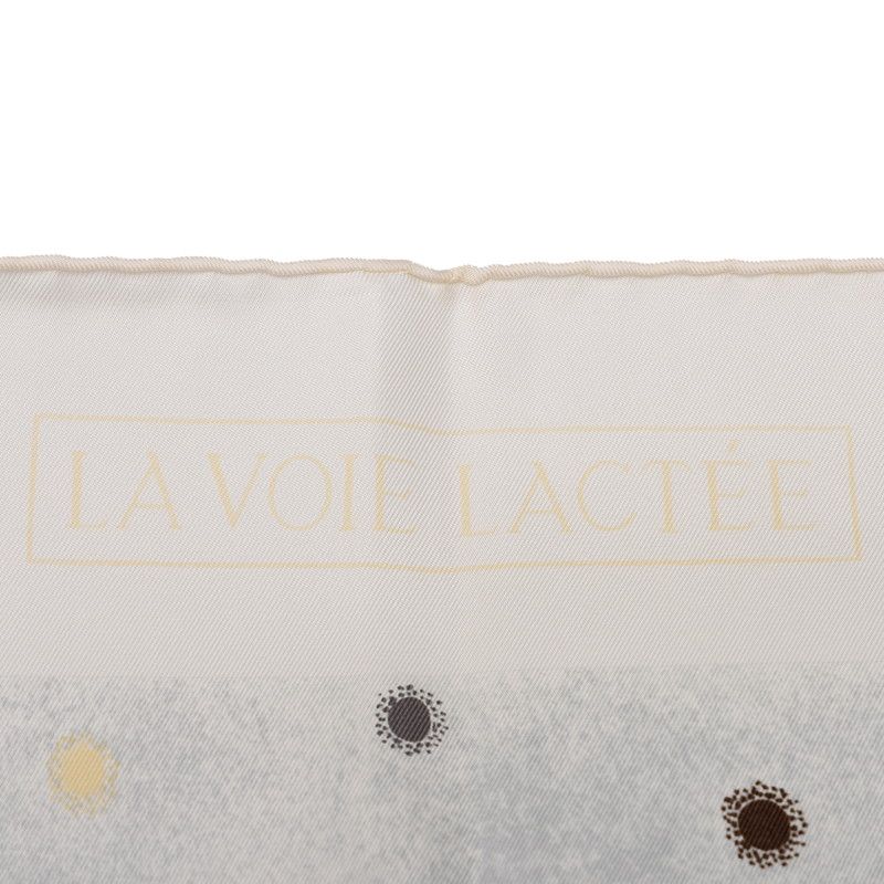 Hermes Carre 90 la Voie Lactee Milky Way Scarf Large Format White Multicolor — view 2