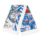Hermes Rendezvous at Carre 70 Rendez Vous Chez Scarf Multicolor Silk