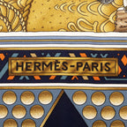 Hermes Carre 90 L'or Des Chefs Gold of the Chiefs Scarf Large Multicolor Silk — view 3