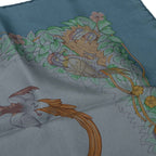 Hermes Carre 90 Jungle Love Animal Scarf Large Format Dark Green Silk — view 8