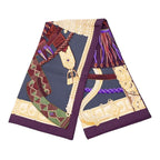 Hermes Carre 90 Ceintures Et Liens Belts and Laces Scarf Large Multicolor Silk