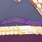 Hermes Carre 90 Ceintures Et Liens Belts and Laces Scarf Large Multicolor Silk — view 5