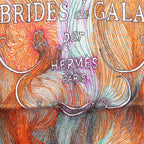 Hermes Carre 90 Brides de Gala en Finesse Ceremonial Bridle Scarf Large — view 7