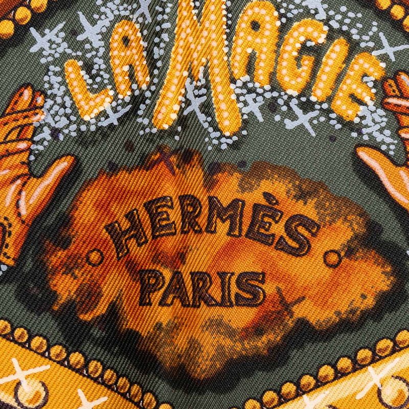 Hermes Carre 90 la Magie Magic Scarf Large Multicolor Silk — view 5