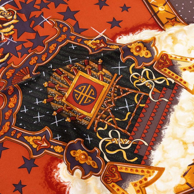 Hermes Carre 90 la Magie Magic Scarf Large Multicolor Silk — view 4