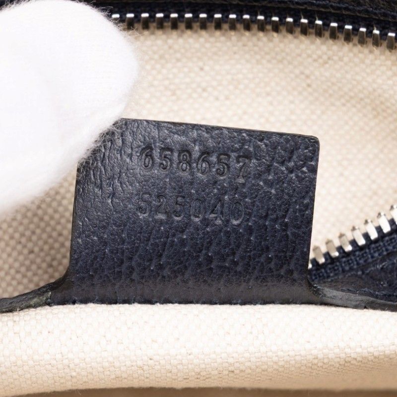 Gucci GG Canvas Waist Bag Blue Navy — view 6