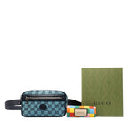 Gucci GG Canvas Waist Bag Blue Navy — view 7