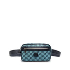 Gucci GG Canvas Waist Bag Blue Navy