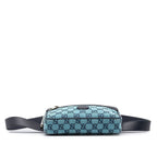Gucci GG Canvas Waist Bag Blue Navy — view 3