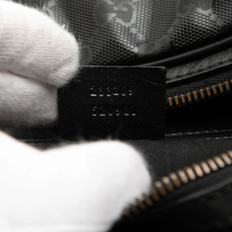 Gucci GG Supreme Waist Bag Black — view 6