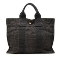 Hermes Herline PM Tote Bag Gray Canvas