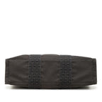 Hermes Herline PM Tote Bag Gray Canvas — view 3