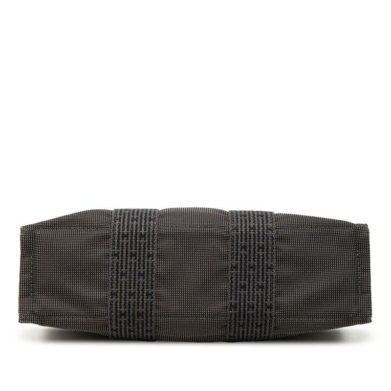 Hermes Herline PM Tote Bag Gray Canvas — view 3