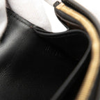 Louis Vuitton Monogram Portefeuille Cherry Wood Bifold Wallet Black Brown — view 6