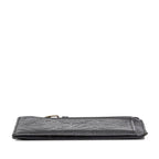 Louis Vuitton Monogram Empreinte Card Case Zip Coin Purse Noir Black Leather — view 3