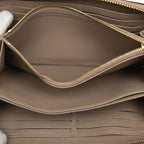 Louis Vuitton Monogram Empreinte Zippy Wallet Zip Around Beige Leather — view 4