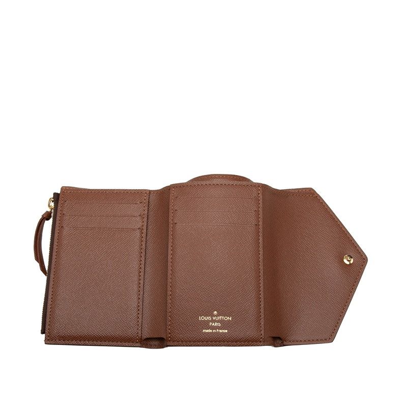 Louis Vuitton Monogram Portefeuille Victorine Trifold Wallet Brown — view 4