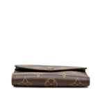 Louis Vuitton Monogram Portefeuille Victorine Trifold Wallet Brown — view 3
