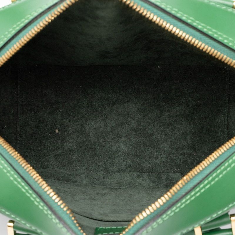 Louis Vuitton Epi Sablon Handbag Borneo Green Leather — view 4
